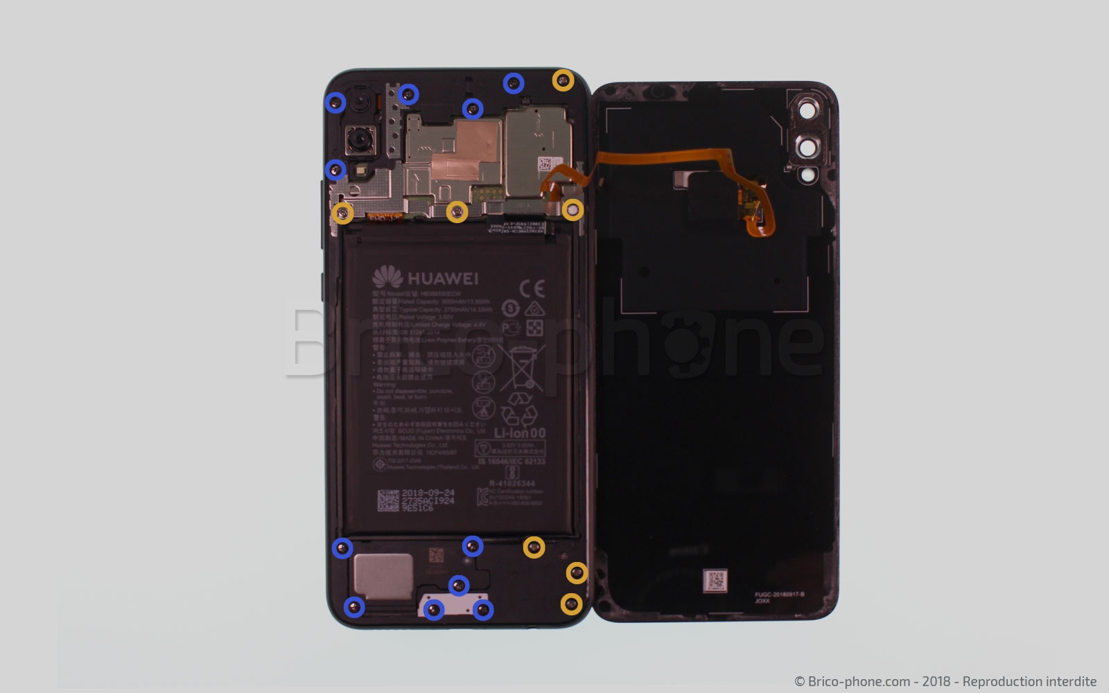 Changement d'écran (vitre+LCD) sur Honor 8X photo 4