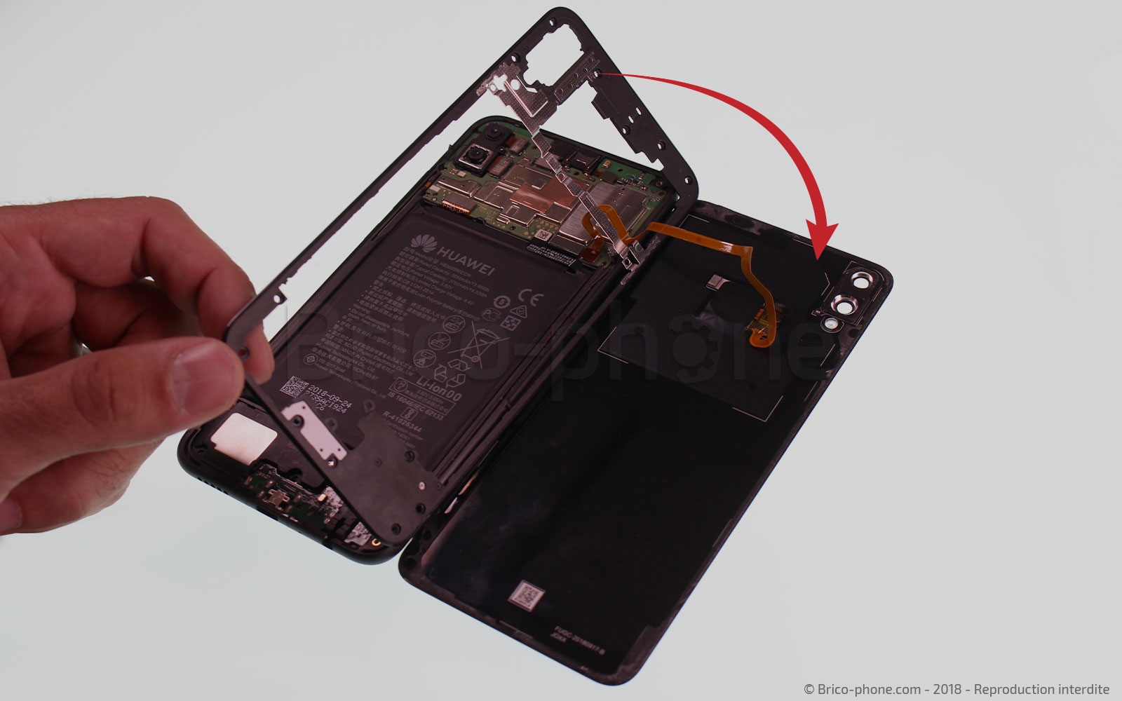 Changement du connecteur de charge sur Honor 8X photo 1