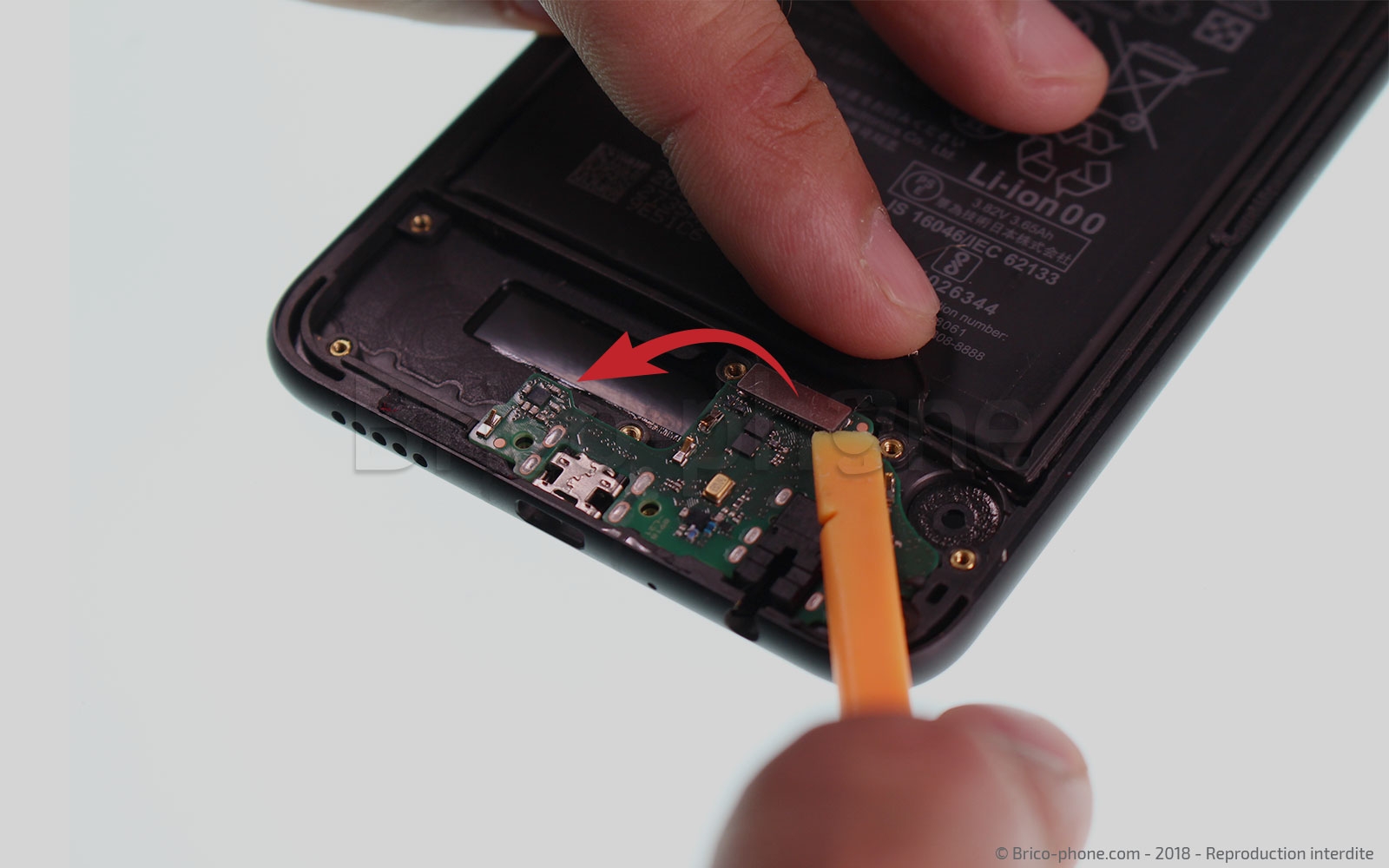 Changement du connecteur de charge sur Honor 8X photo 2