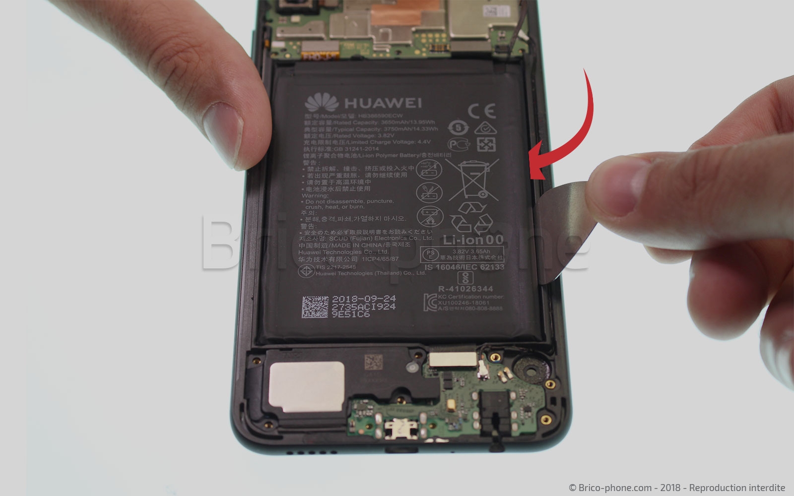 Démontage complet sur Honor 8X photo 1