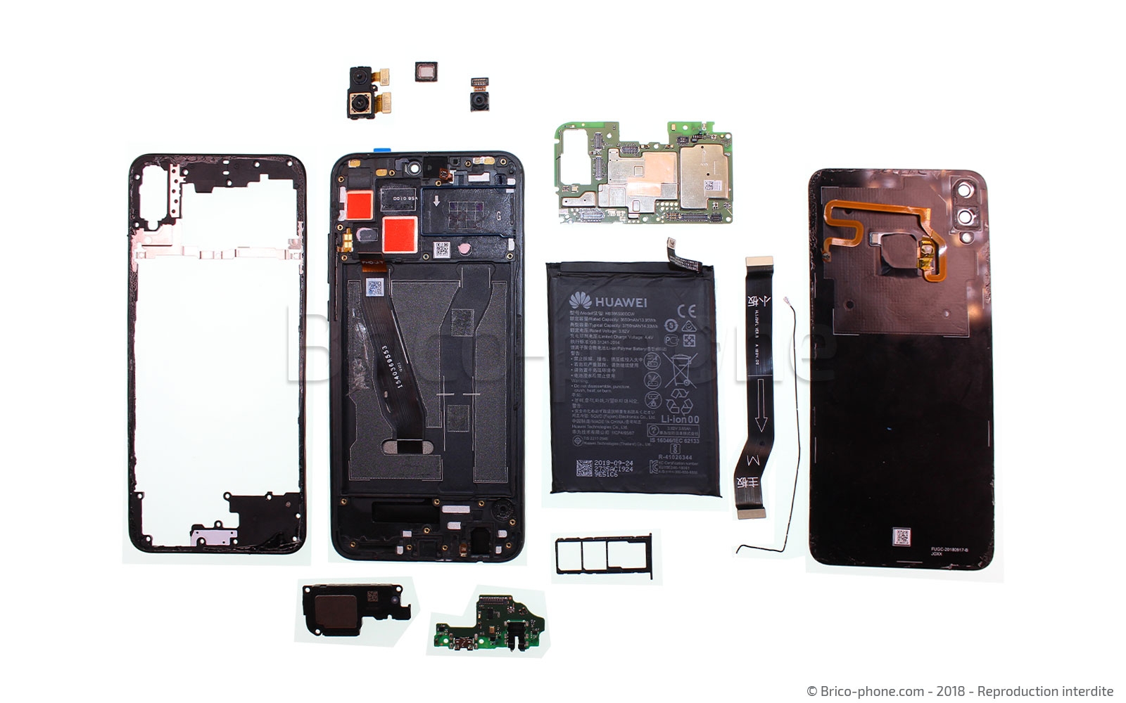 Démontage complet sur Honor 8X photo 1