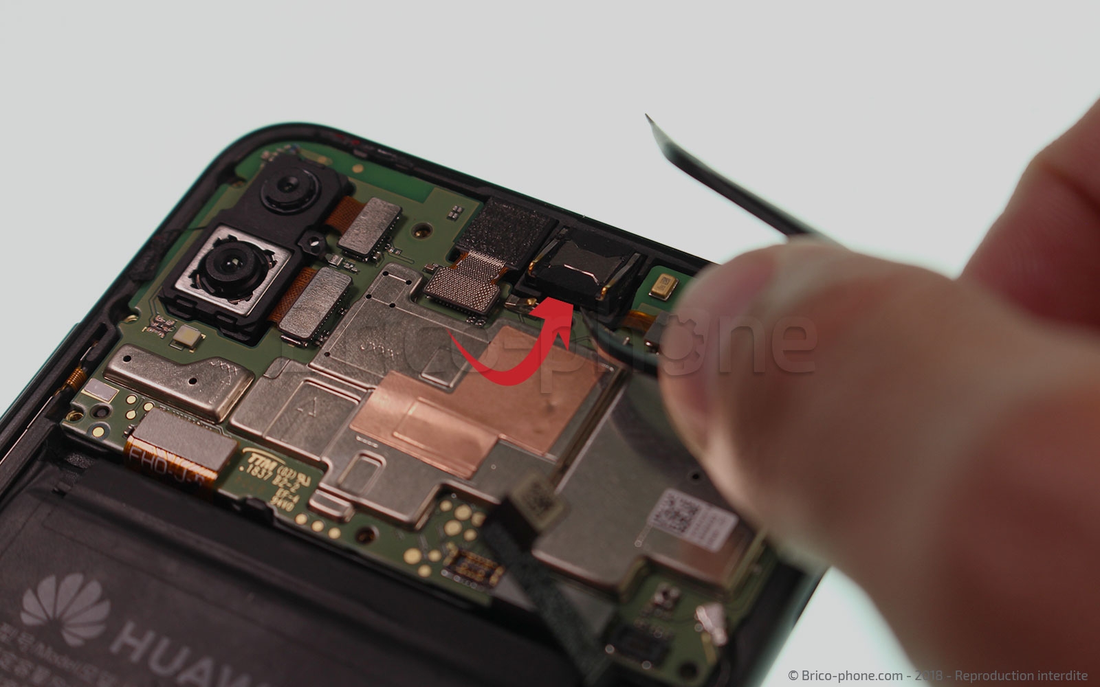 Changement du haut-parleur interne sur Honor 8X photo 1