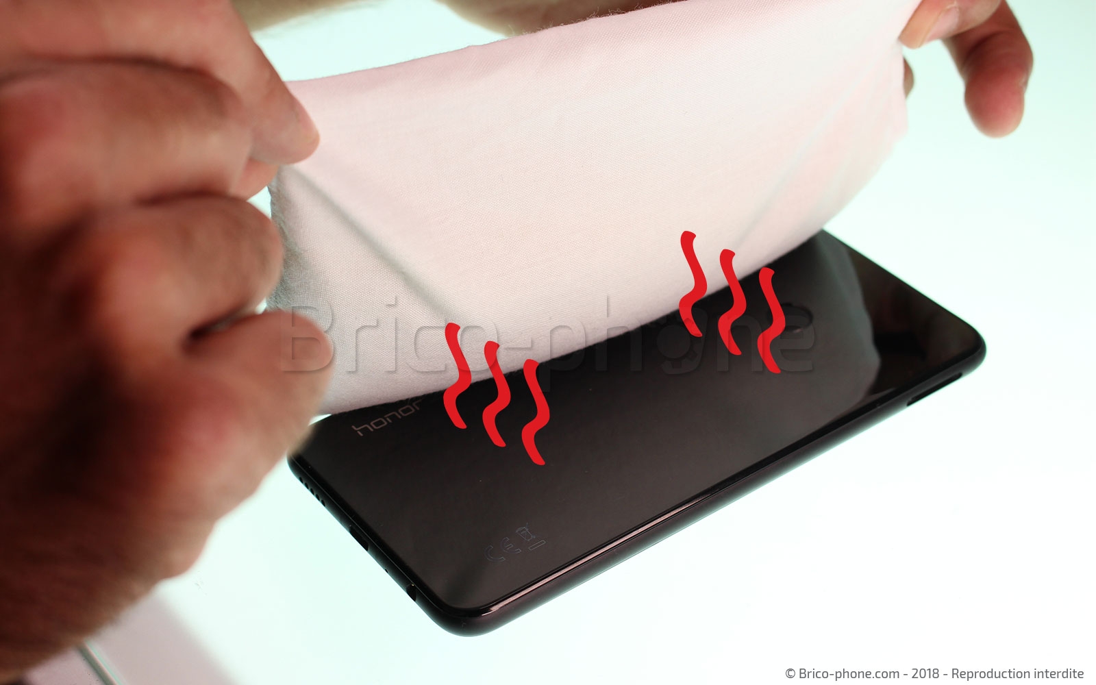 Changement de vitre arrière sur Honor 8X photo 2