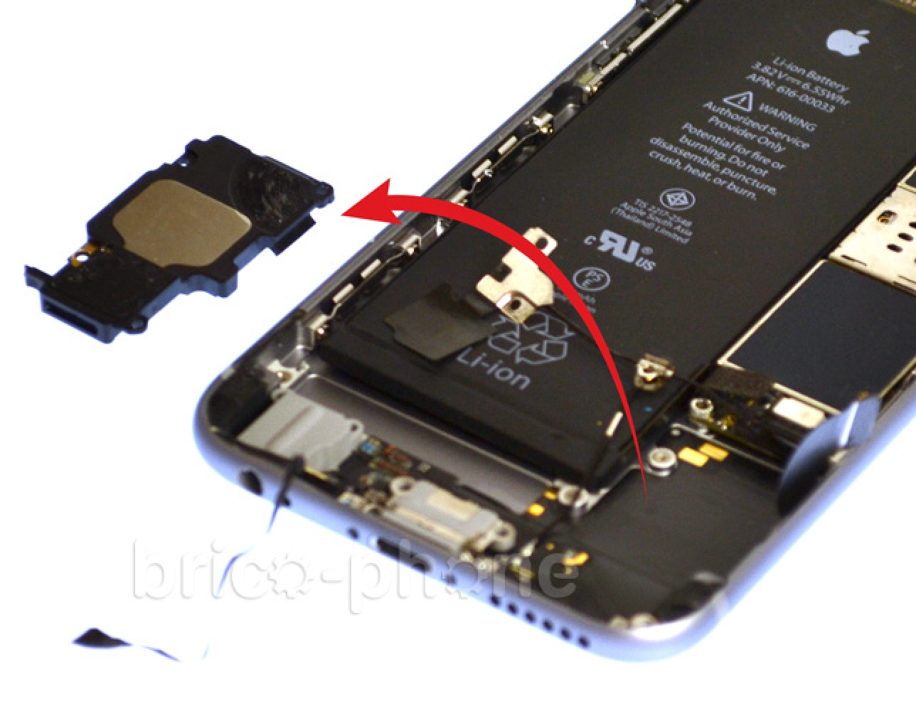 Changement du haut-parleur externe sur iPhone 6S photo 3