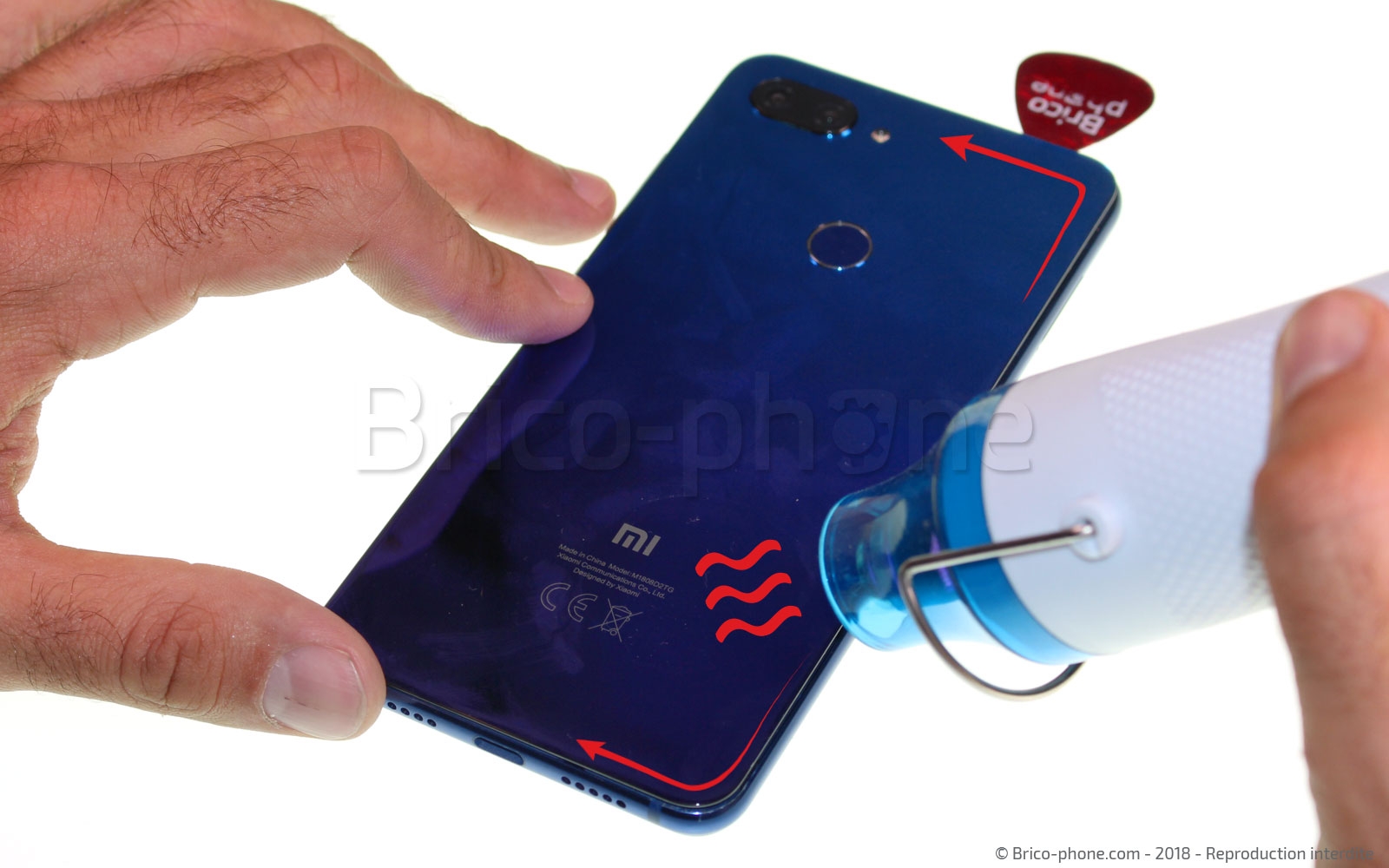 Changement d'écran (vitre+LCD) sur Mi 8 Lite photo 3