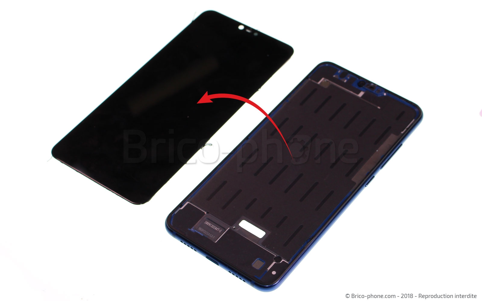 Changement d'écran (vitre+LCD) sur Mi 8 Lite photo 1