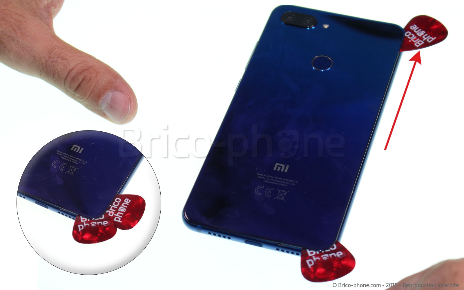 Changement du connecteur de charge sur Mi 8 Lite photo 2