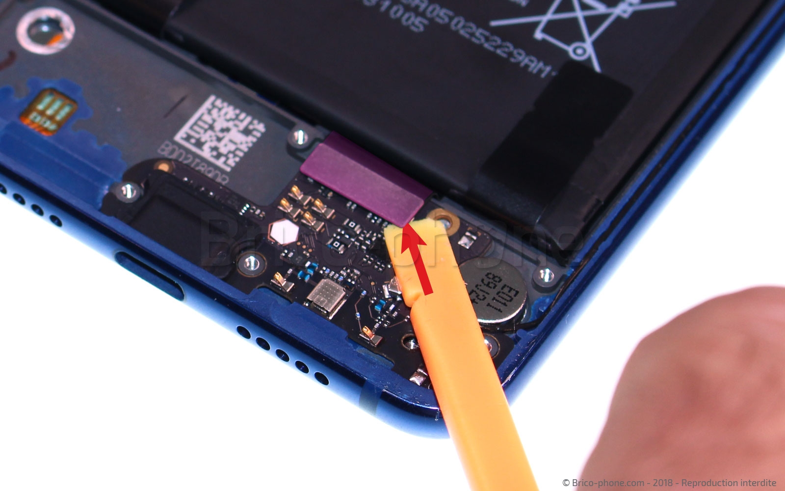 Changement du connecteur de charge sur Mi 8 Lite photo 2