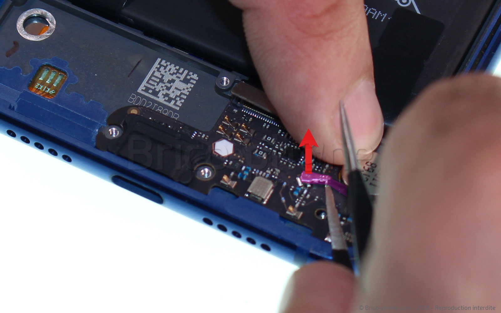 Changement du connecteur de charge sur Mi 8 Lite photo 3