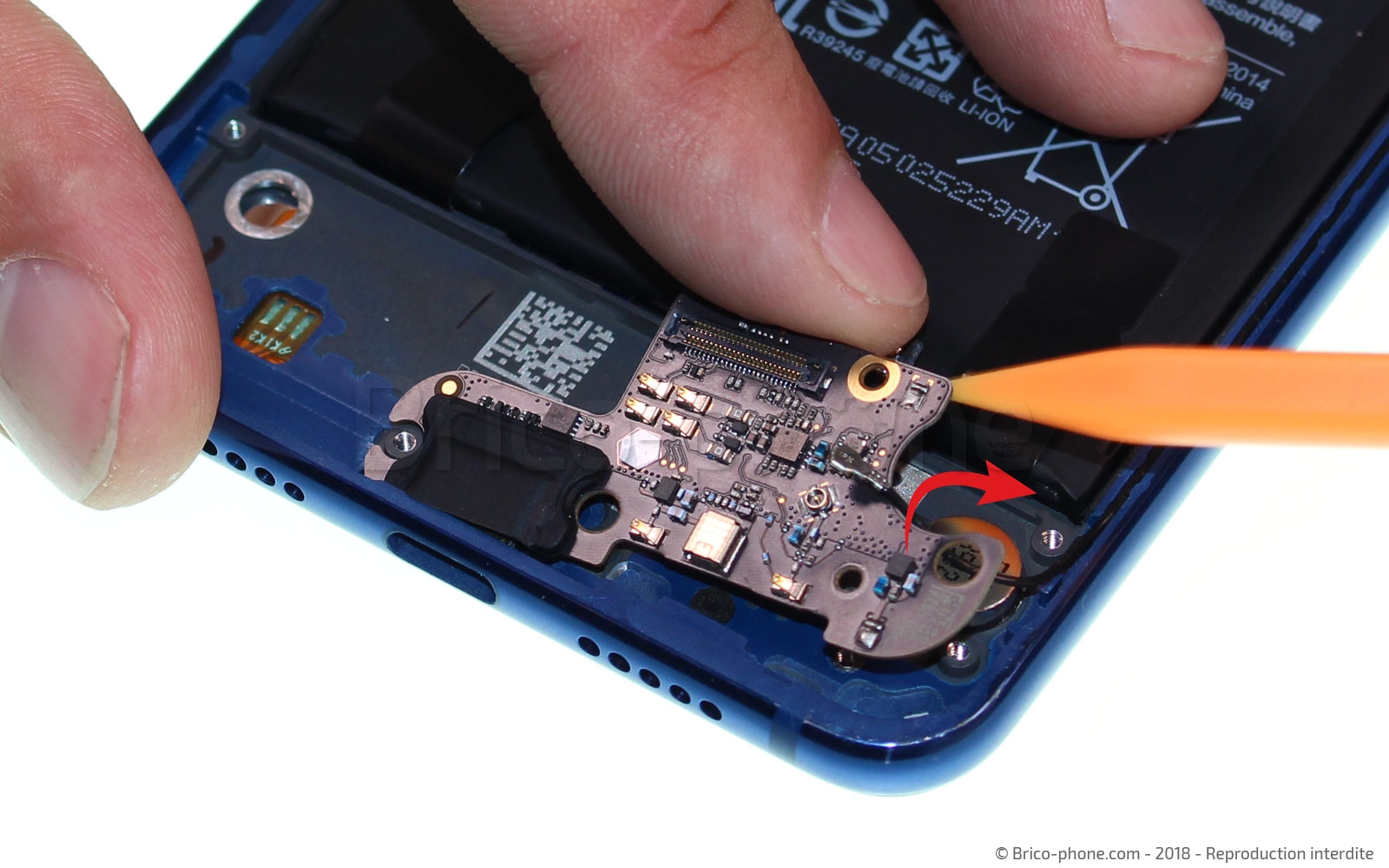 Changement du connecteur de charge sur Mi 8 Lite photo 1