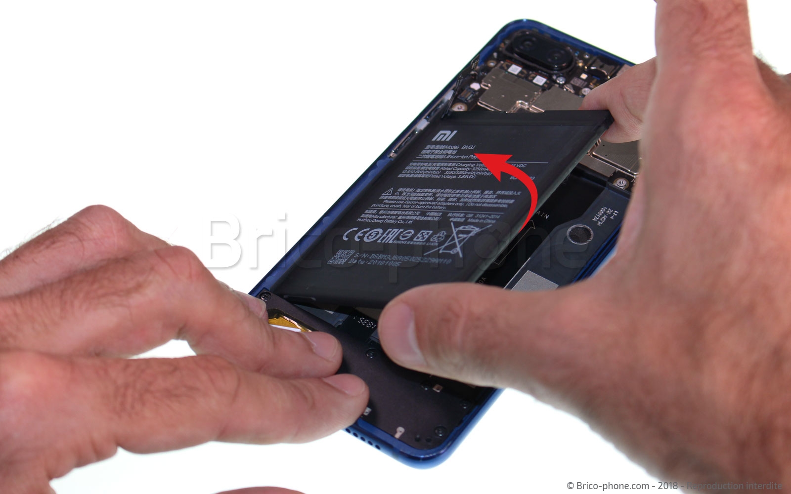 Changement de batterie sur Mi 8 Lite photo 2
