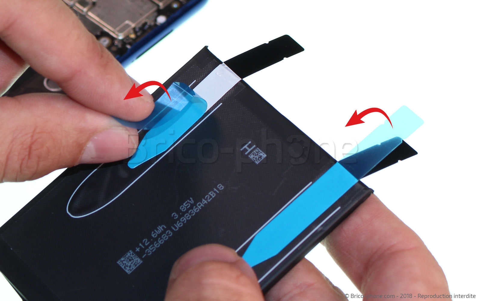 Changement de batterie sur Mi 8 Lite photo 3