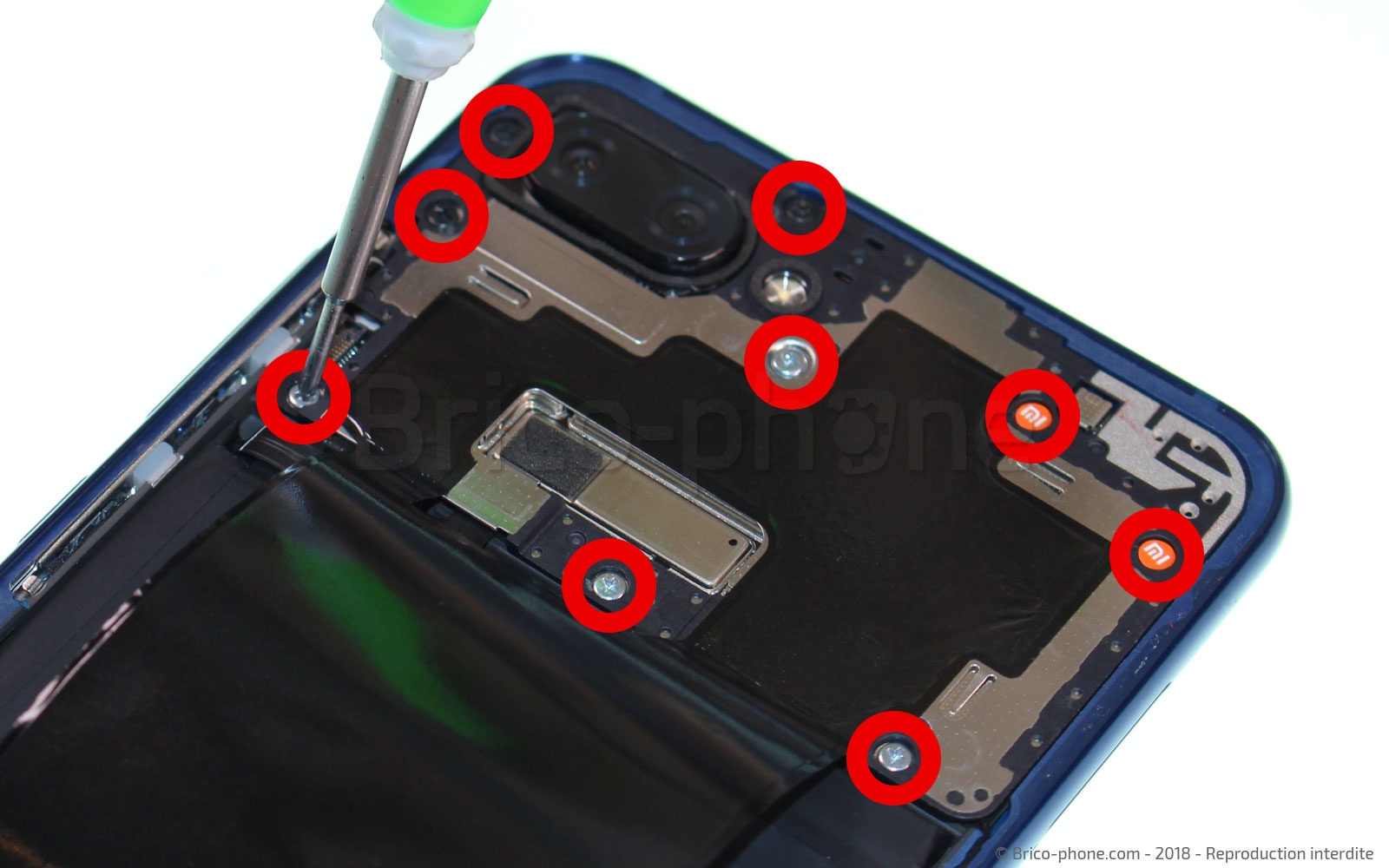 Démontage complet sur Mi 8 Lite photo 1