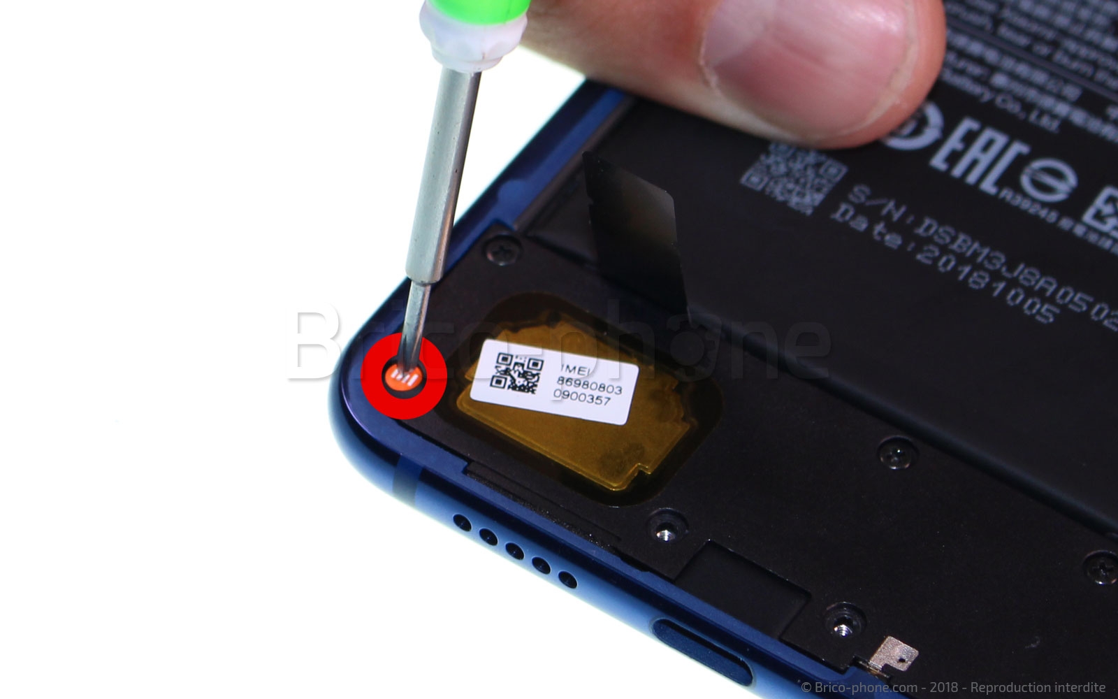 Changement de haut-parleur externe sur Mi 8 Lite photo 2