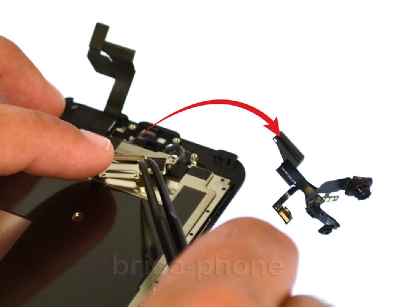 Changement de nappe caméra avant Facetime sur iPhone 6S photo 2