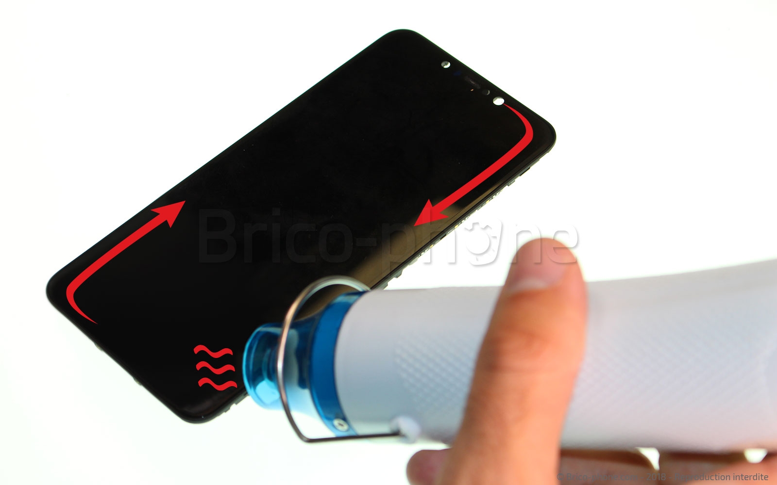 Changement d'écran (vitre+LCD) sur Pocophone F1 photo 3