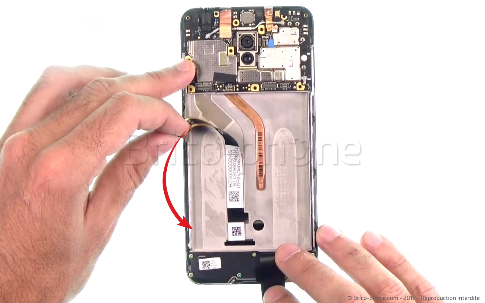 Changement d'écran (vitre+LCD) sur Pocophone F1 photo 2