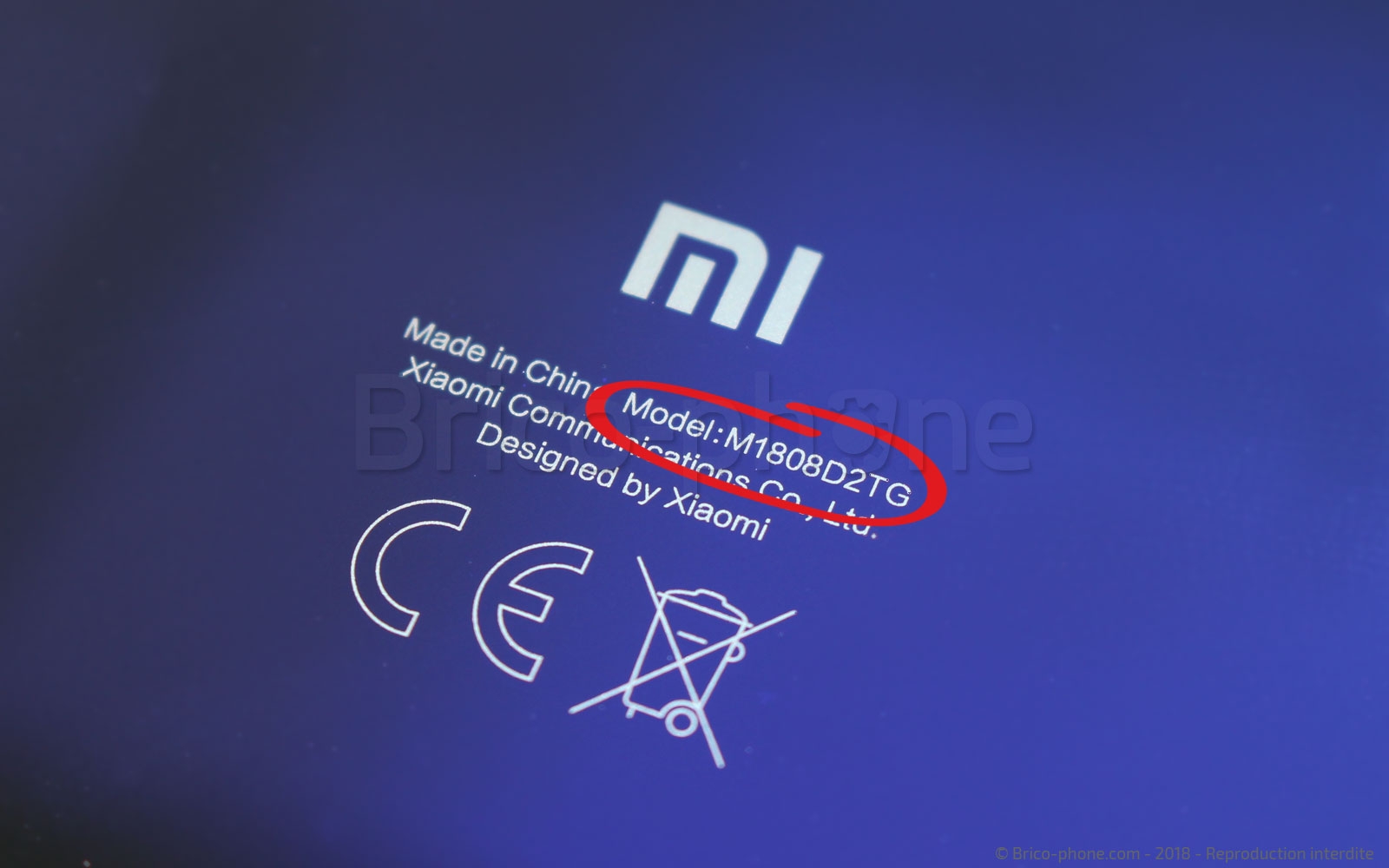 Changement de lecteur d'empreintes sur Mi 8 Lite photo 1