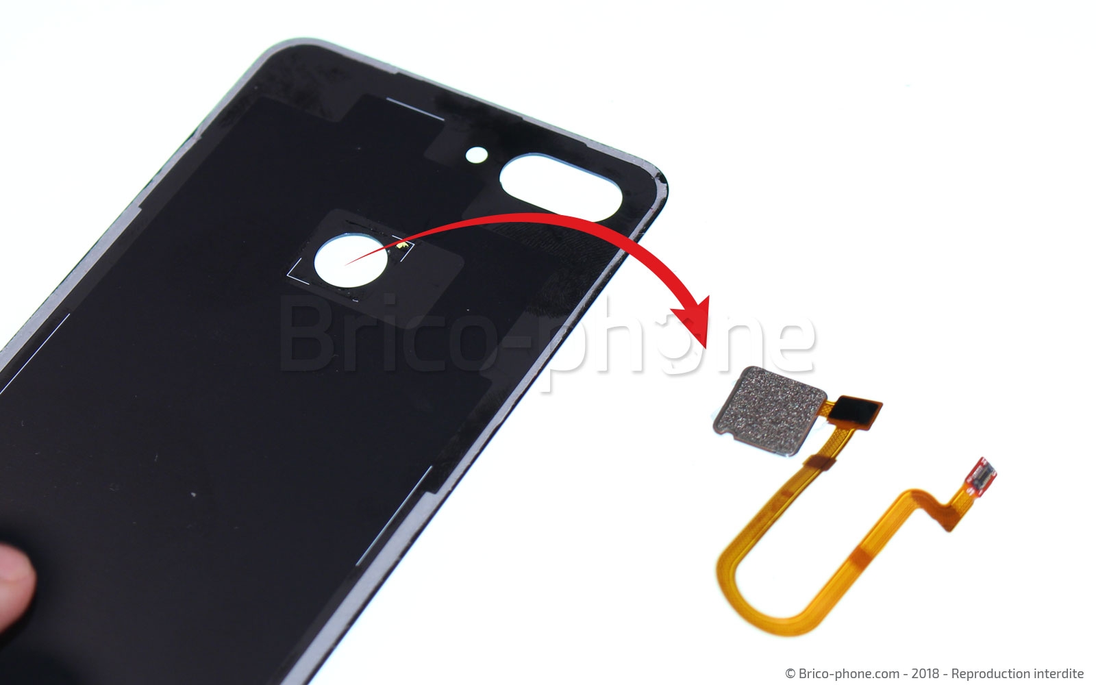 Changement de lecteur d'empreintes sur Mi 8 Lite photo 3