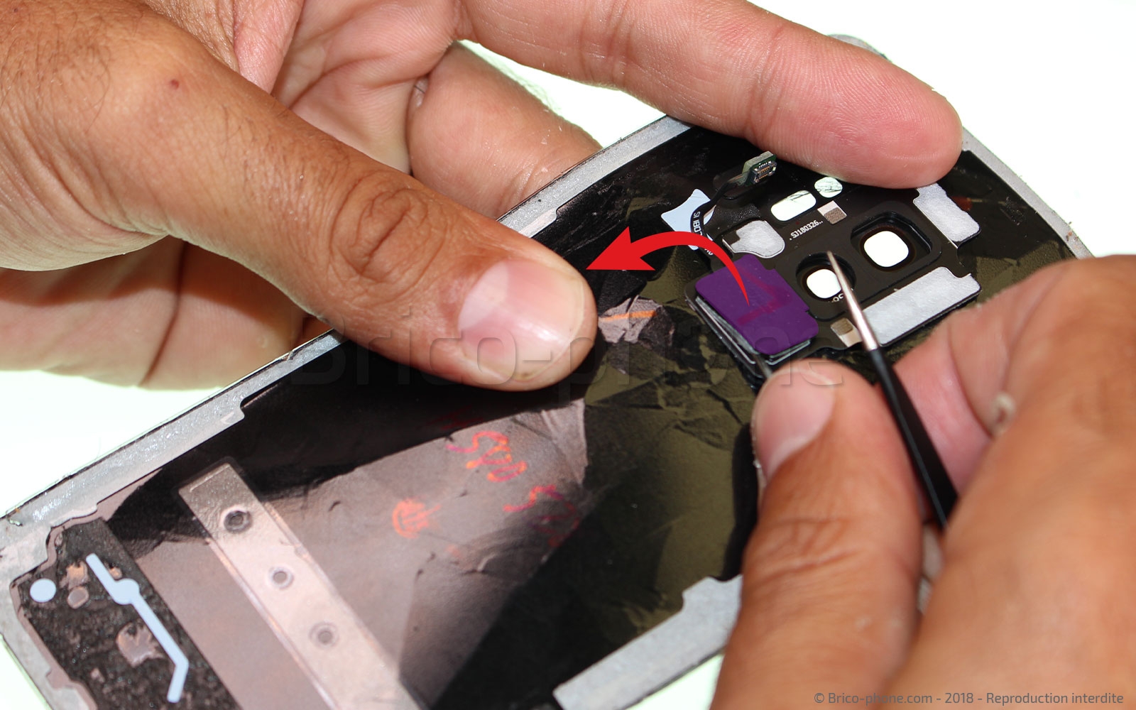 Changement de vitre arrière sur Galaxy S9 Plus photo 1