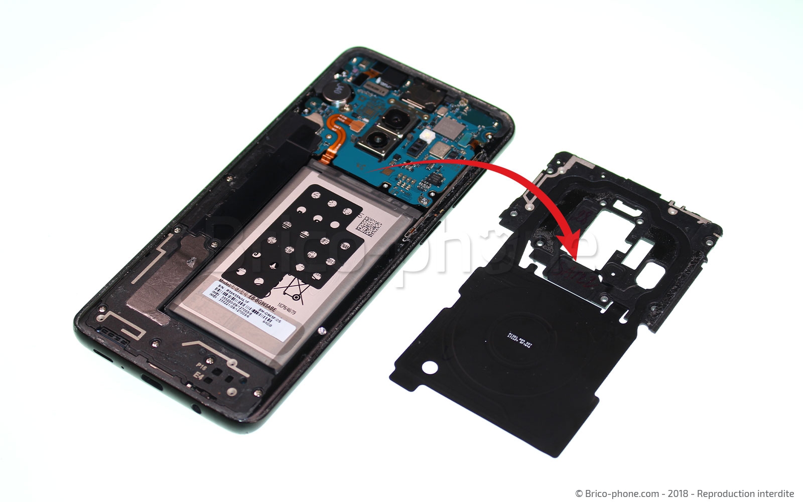 Changement de batterie sur Galaxy S9 Plus photo 3