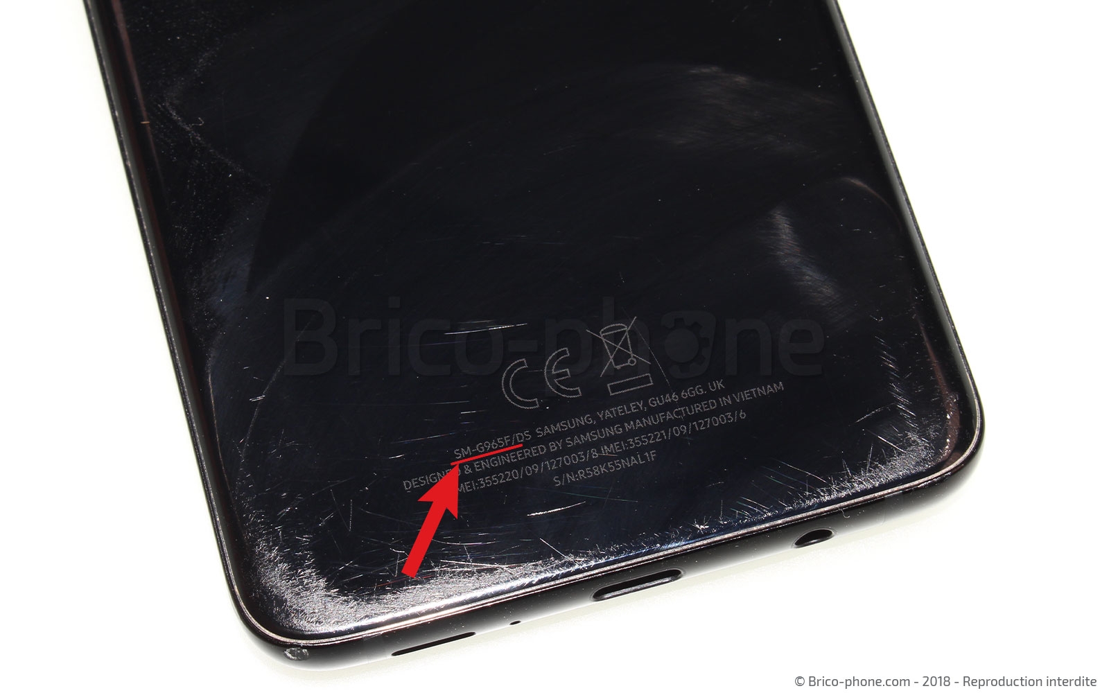 Changement de caméra avant sur Galaxy S9 Plus photo 1