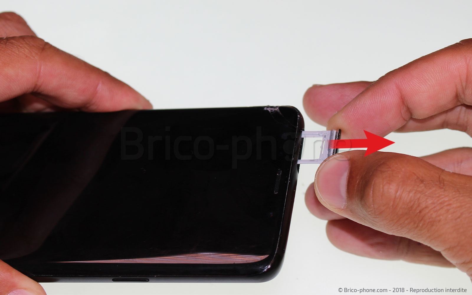 Changement d'écran (vitre+Amoled) sur Galaxy S9 Plus photo 3