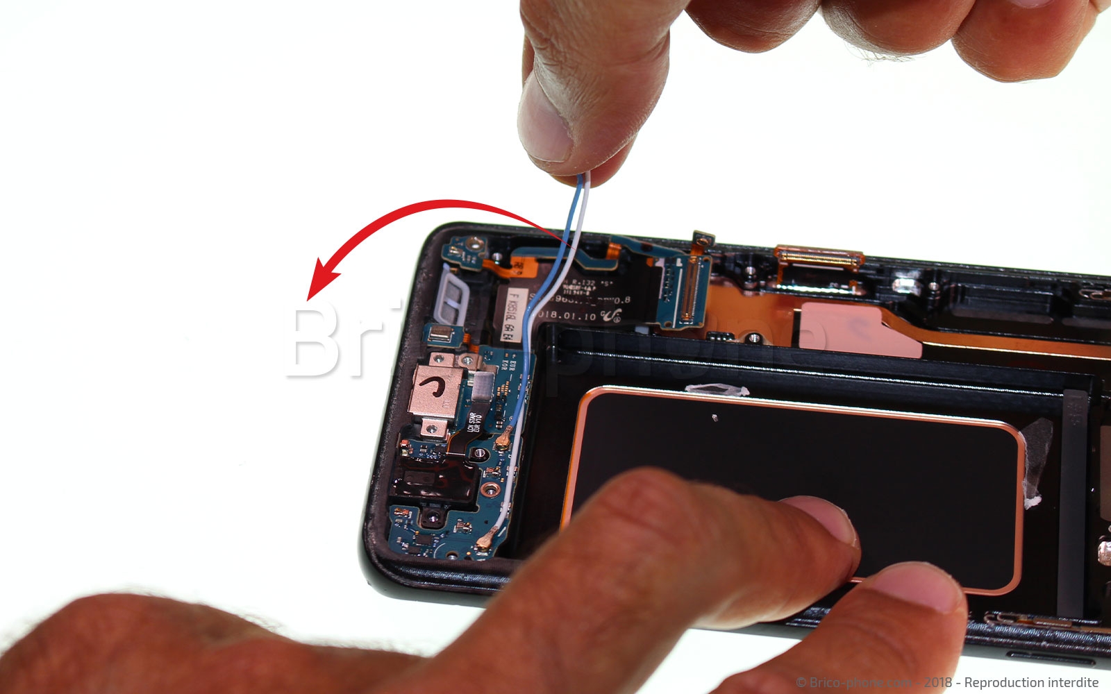 Changement d'écran (vitre+Amoled) sur Galaxy S9 Plus photo 1