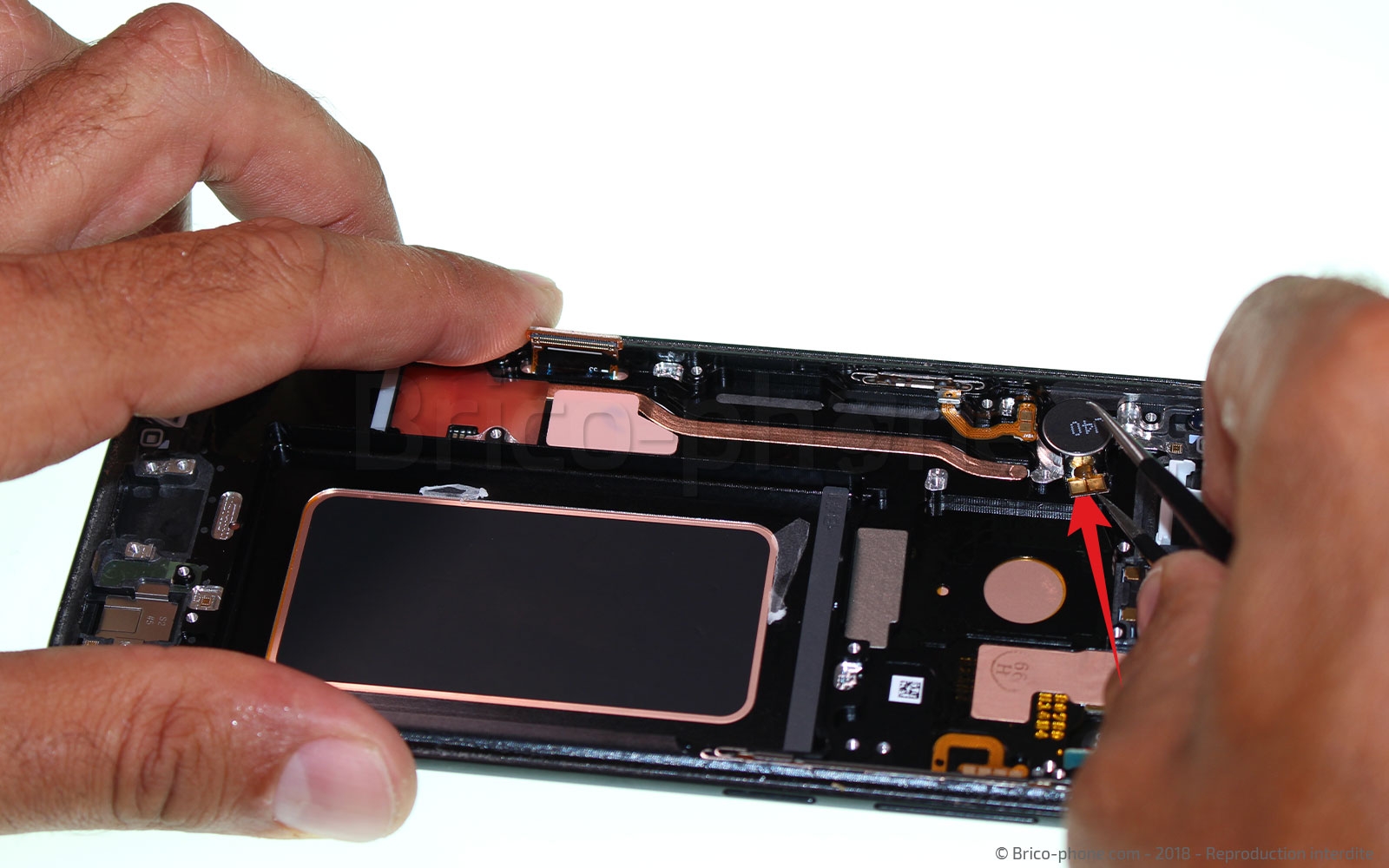 Changement d'écran (vitre+Amoled) sur Galaxy S9 Plus photo 1