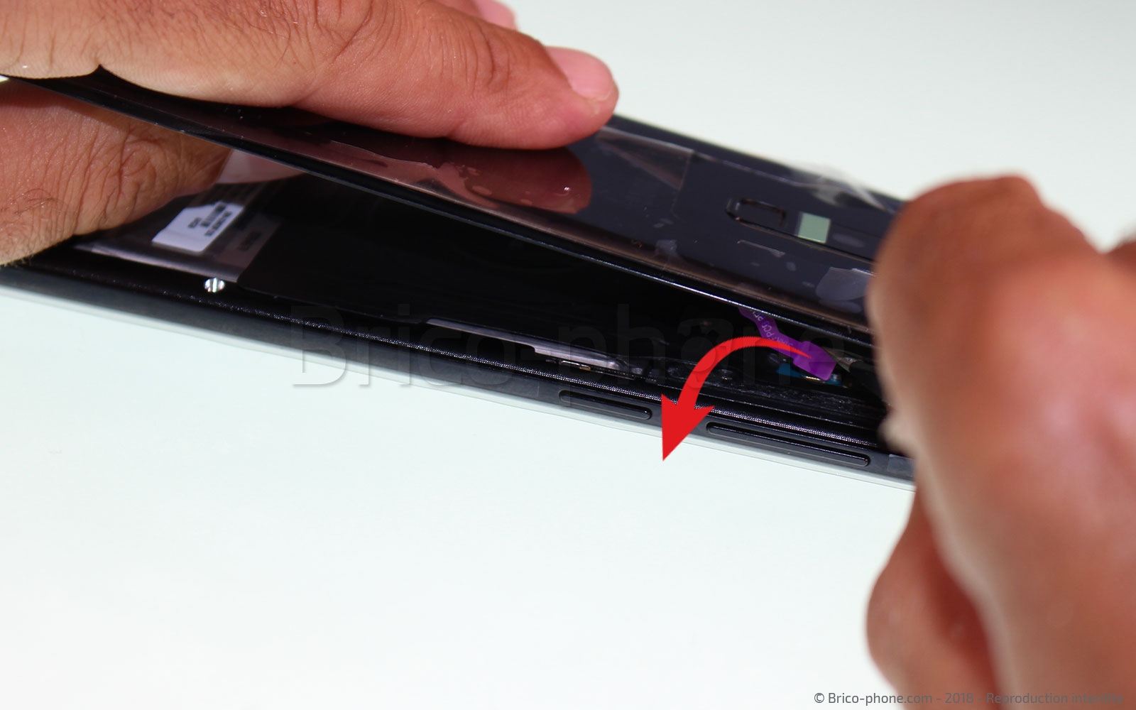 Changement d'écran (vitre+Amoled) sur Galaxy S9 Plus photo 1