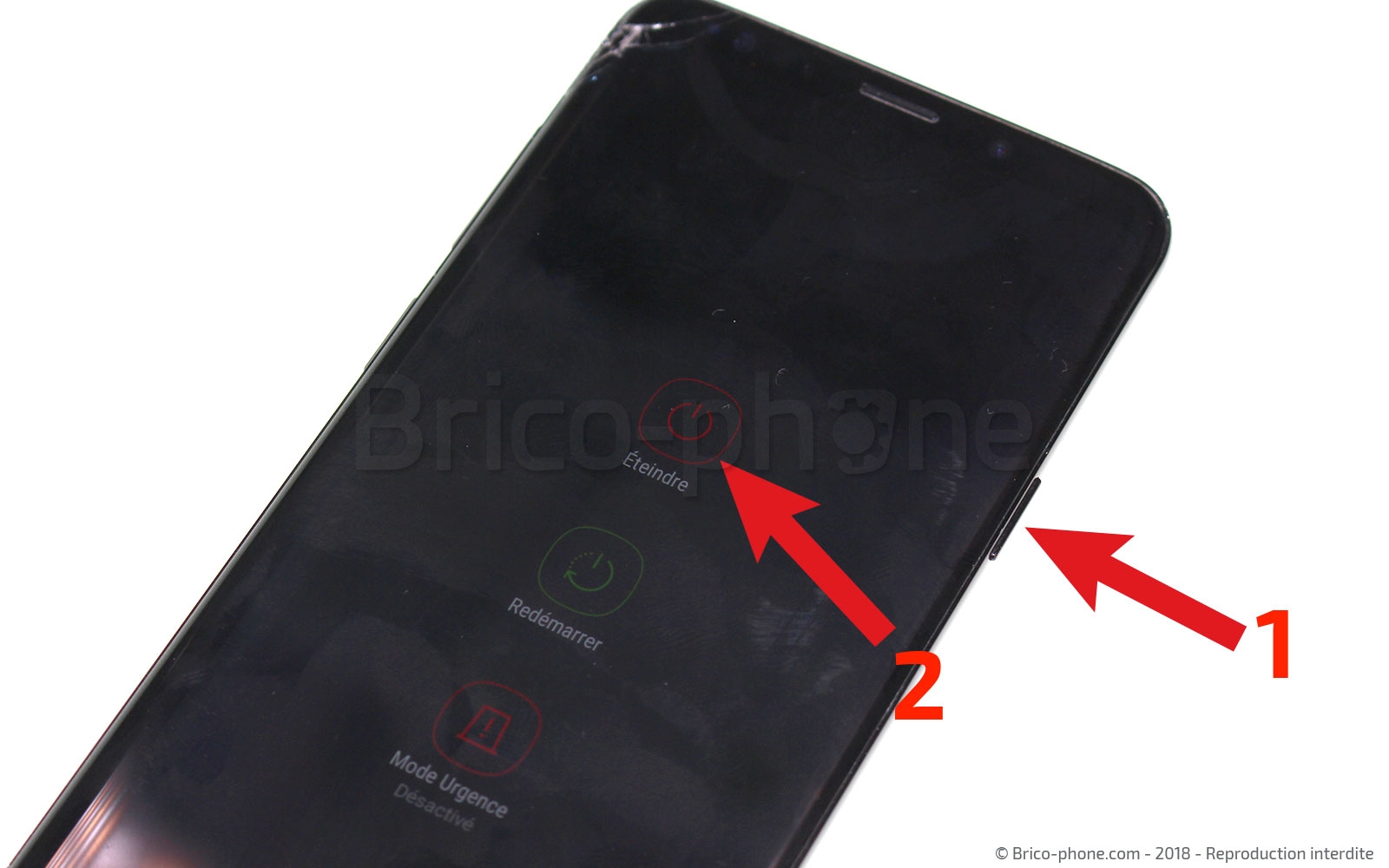 Changement de scanner d'iris sur Galaxy S9 Plus photo 1