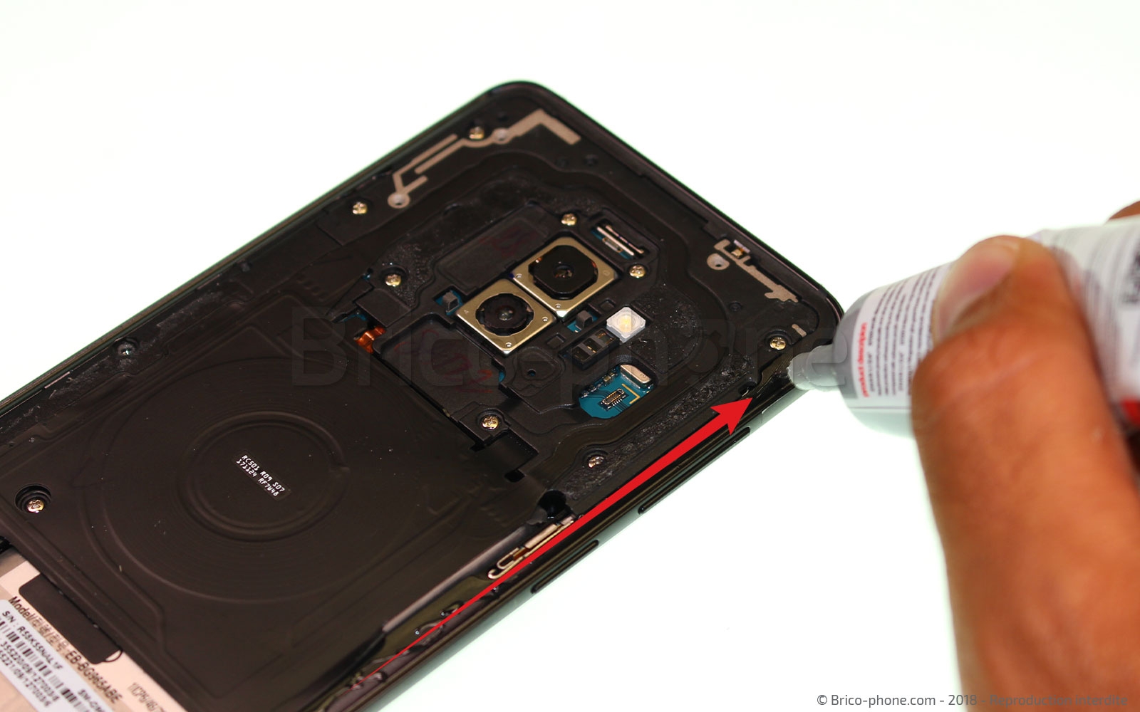 Changement de scanner d'iris sur Galaxy S9 Plus photo 1