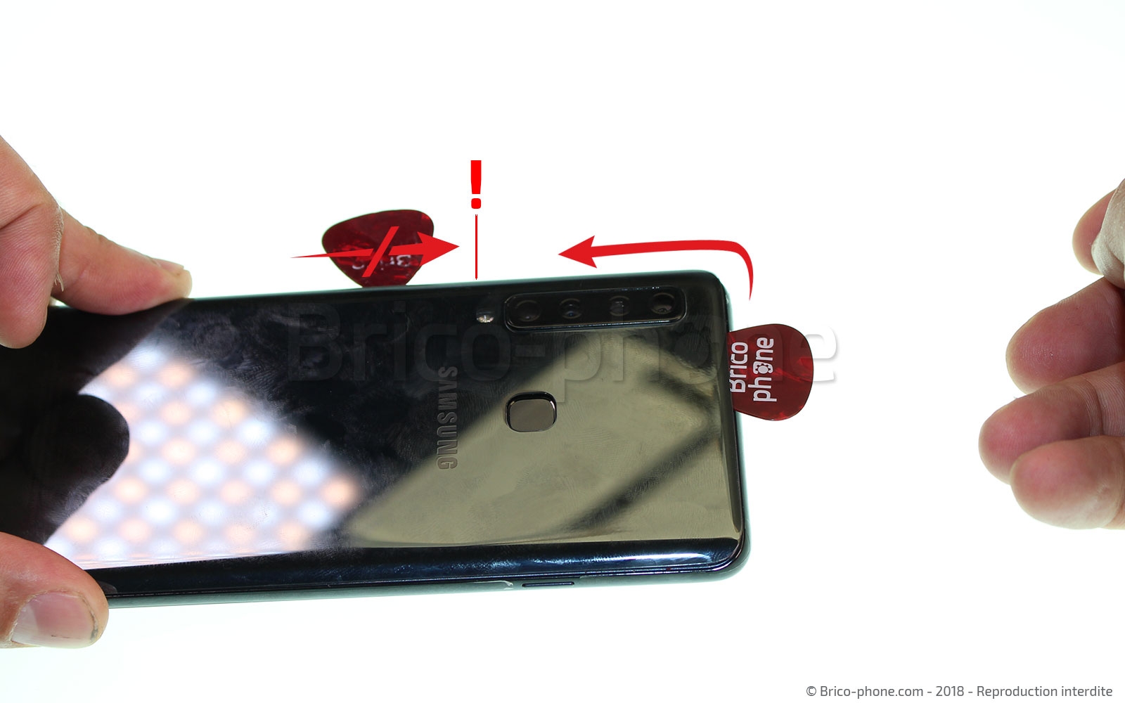 Changement de haut parleur externe sur Galaxy A9 2018 photo 3