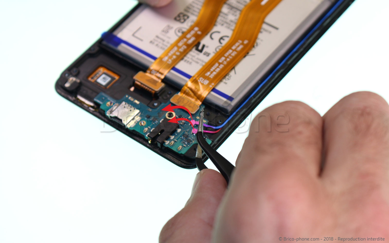 Changement de dock sur Galaxy A9 2018 photo 1