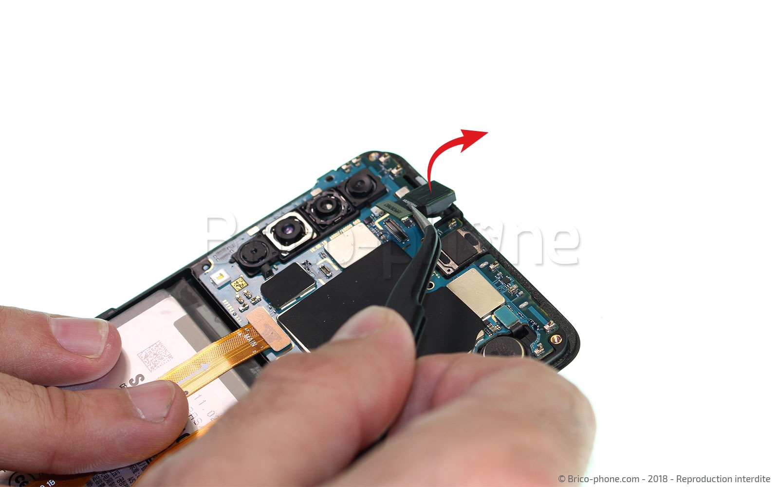 Changement de caméra avant sur Galaxy A9 2018 photo 2