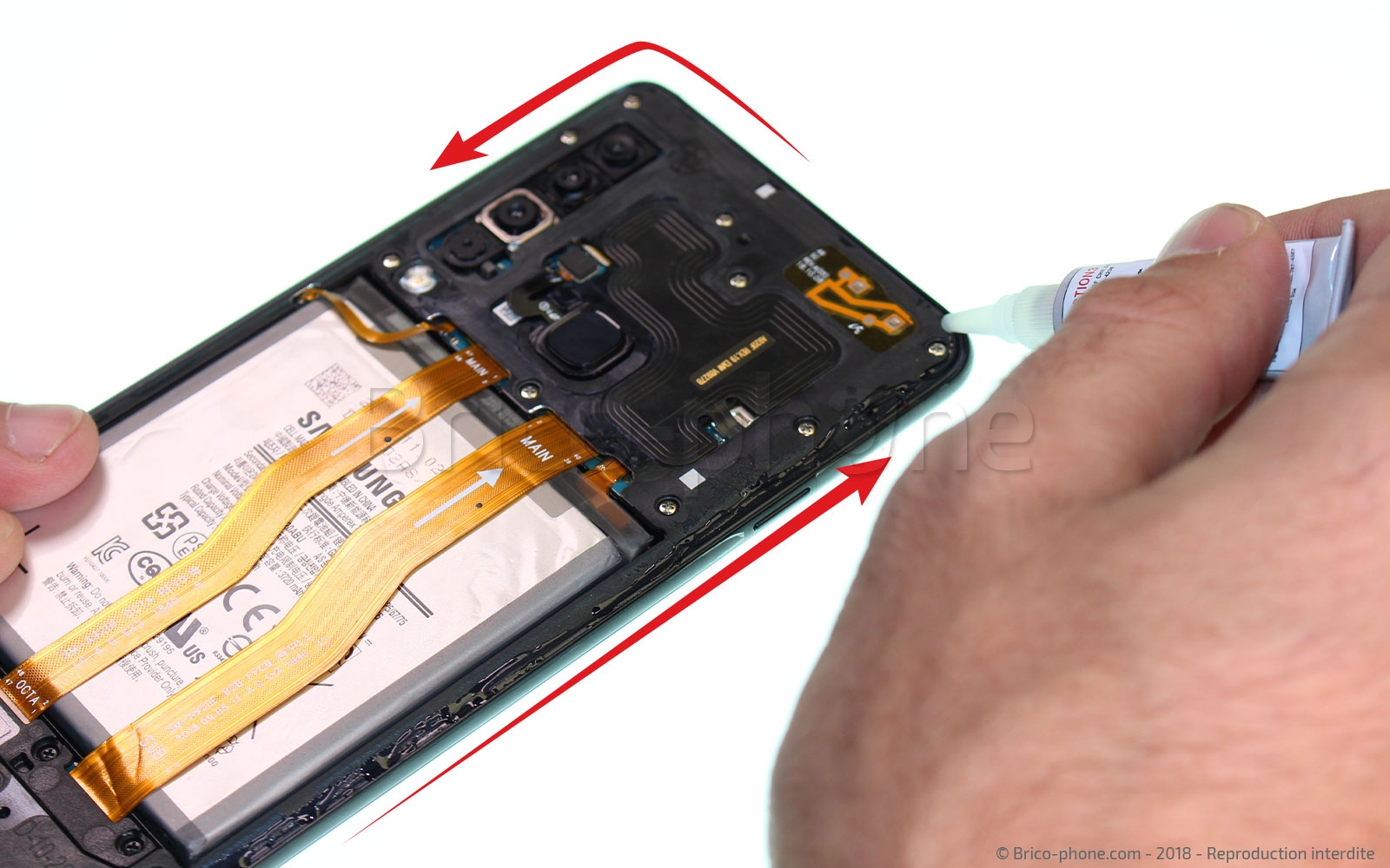 Changement de caméra avant sur Galaxy A9 2018 photo 2