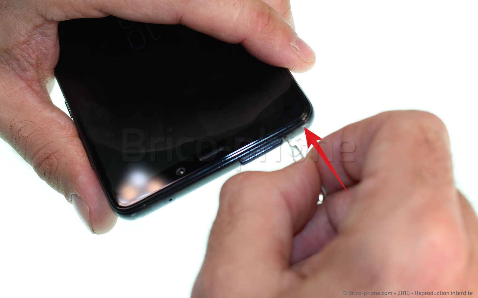 Changement de haut parleur interne sur Galaxy A9 2018 photo 2