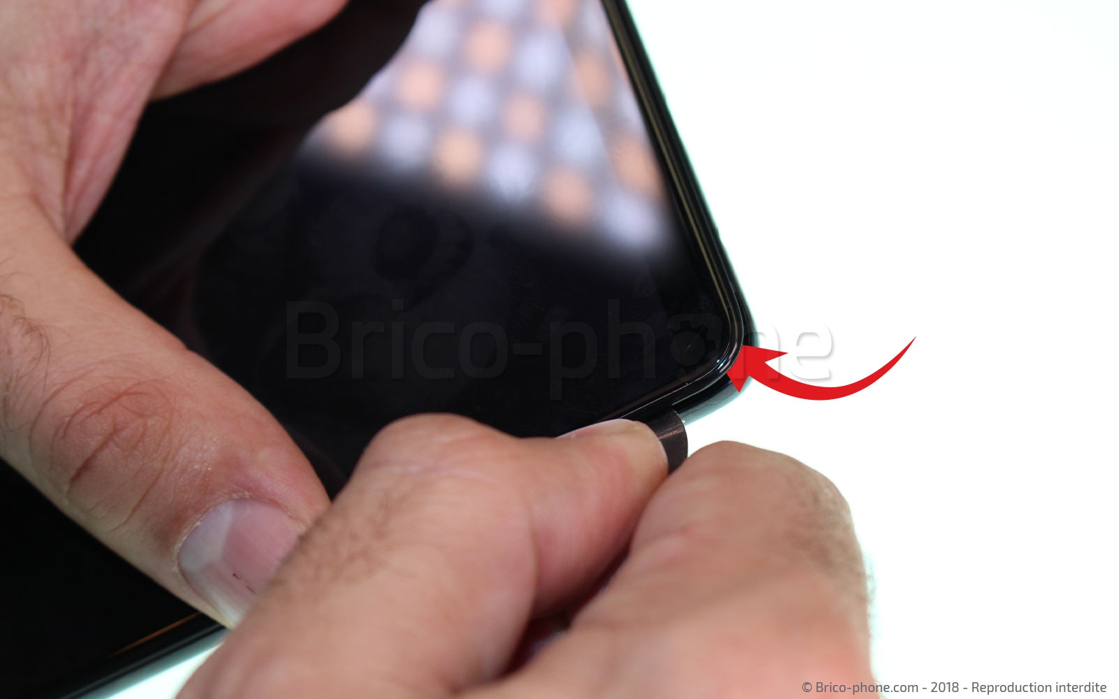 Changement de haut parleur interne sur Galaxy A9 2018 photo 1