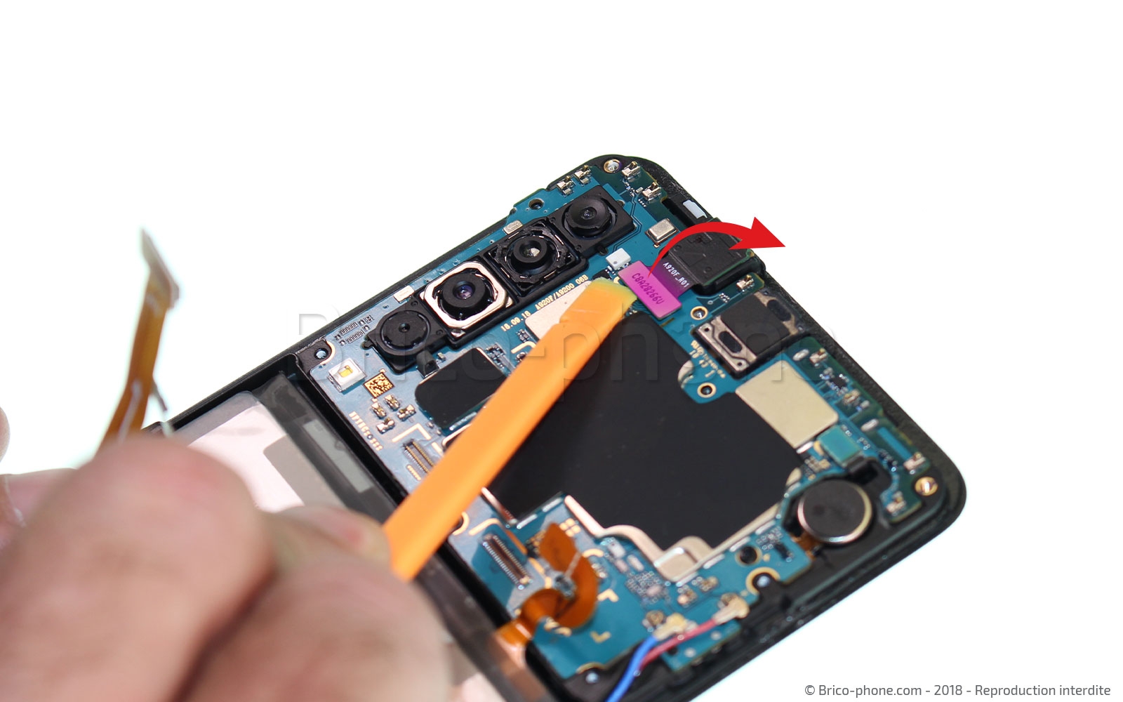 Changement de caméra arrière sur Galaxy A9 2018 photo 1