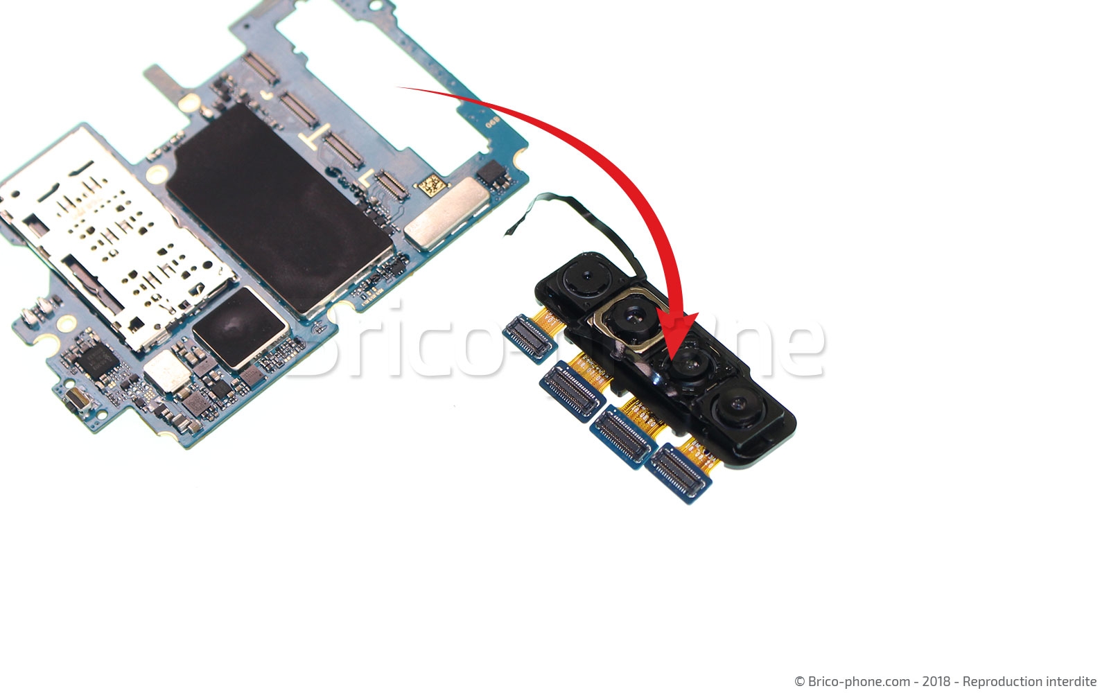 Changement de caméra arrière sur Galaxy A9 2018 photo 4