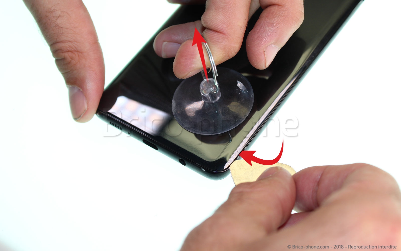 Changement de bloc écran sur Galaxy A9 2018 photo 2