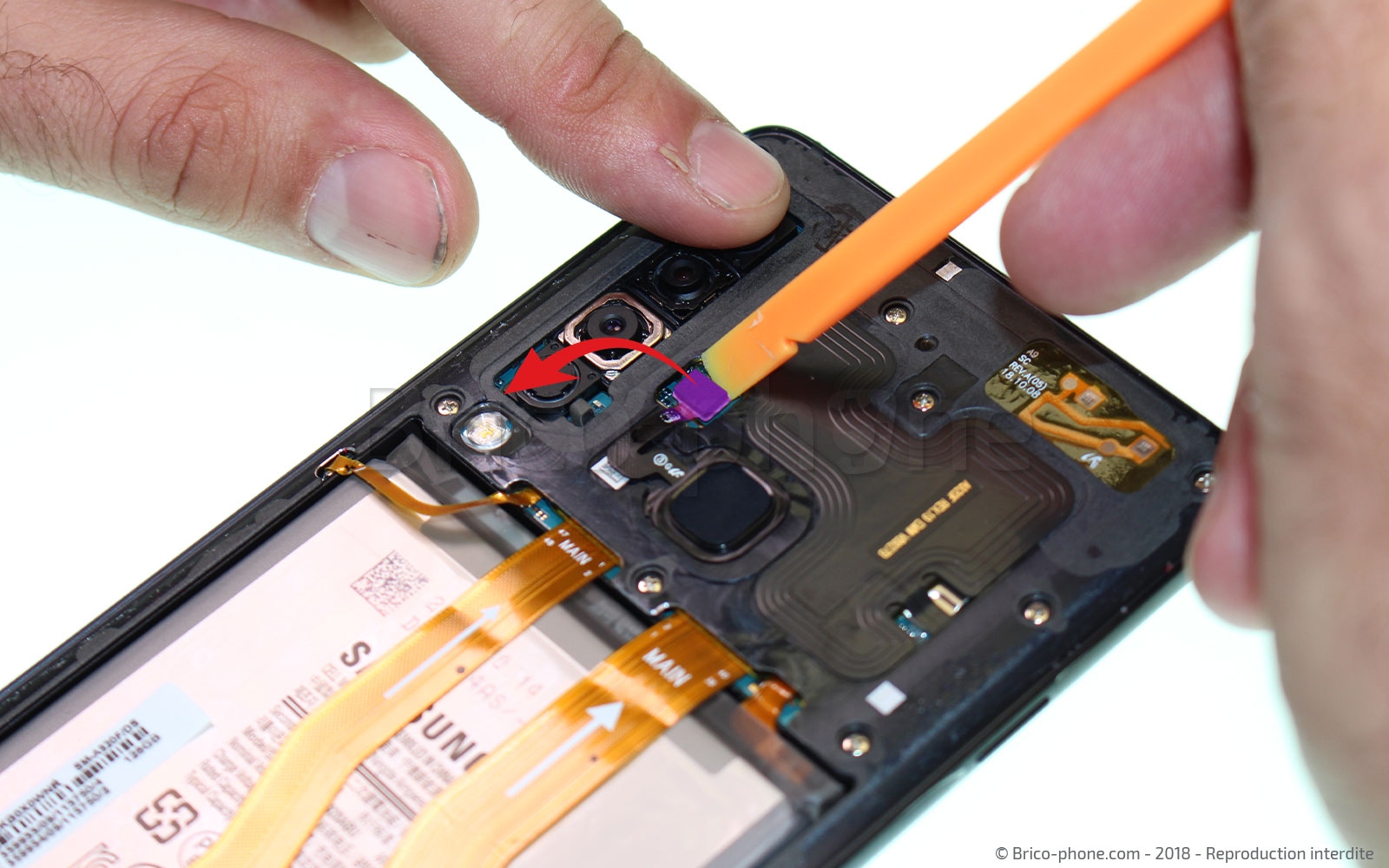 Changement de bloc écran sur Galaxy A9 2018 photo 1