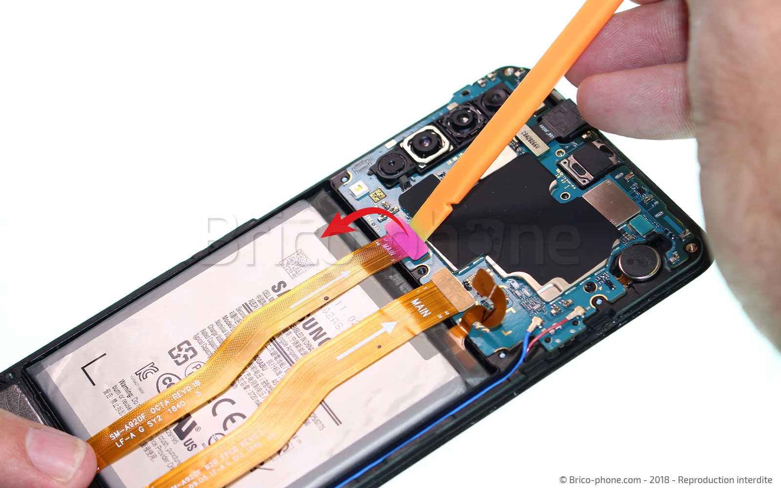 Changement de bloc écran sur Galaxy A9 2018 photo 1