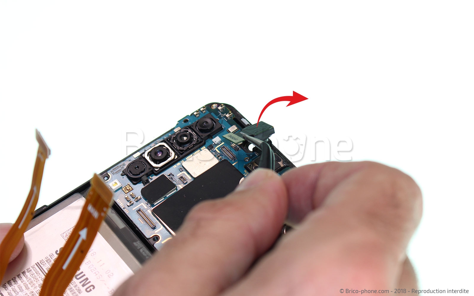 Changement de bloc écran sur Galaxy A9 2018 photo 2