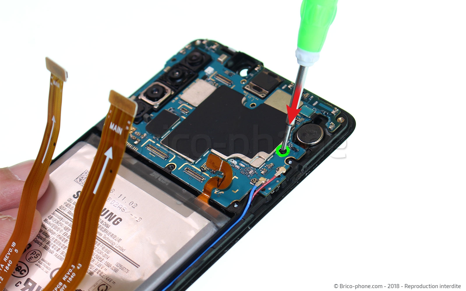 Changement de bloc écran sur Galaxy A9 2018 photo 2