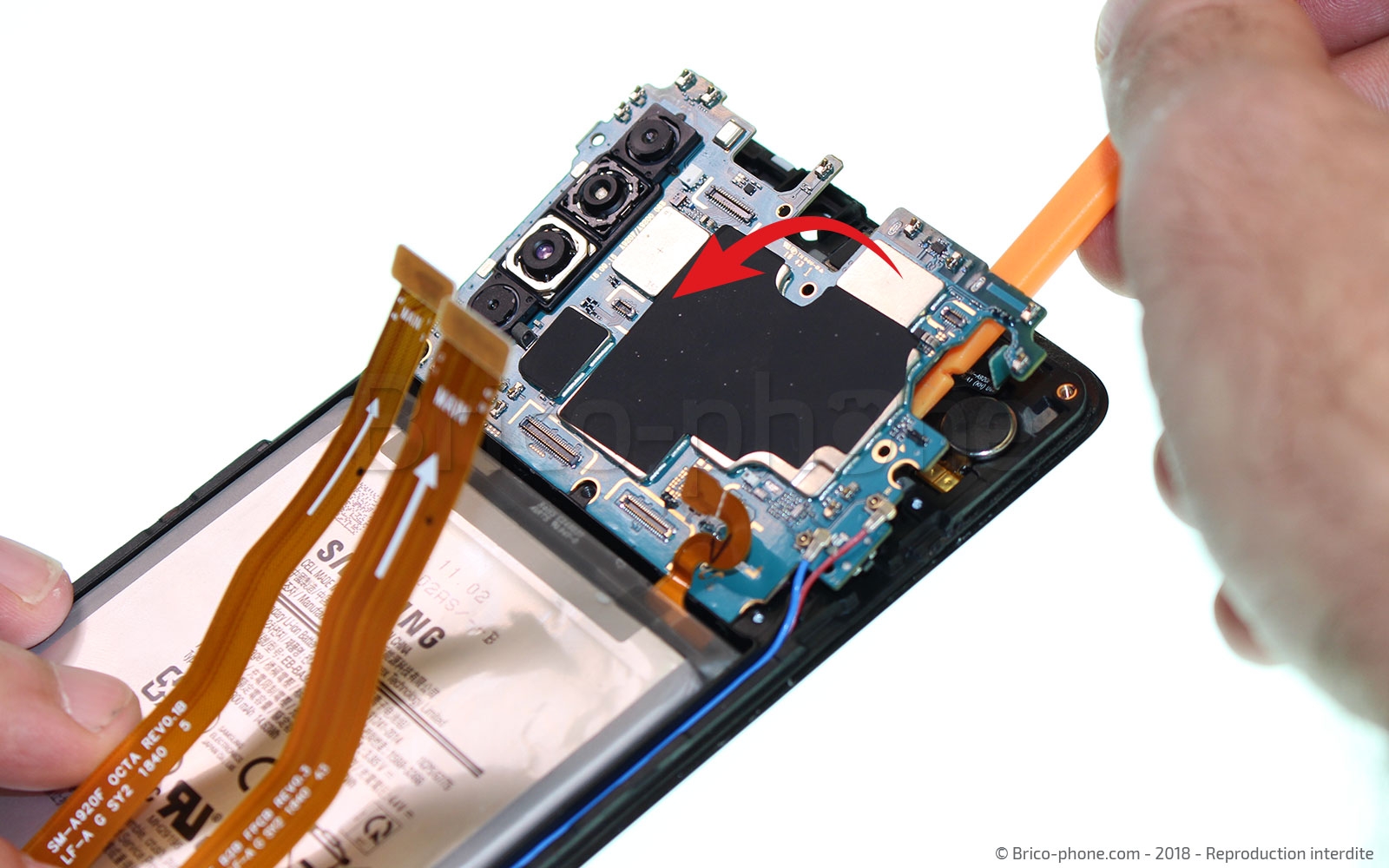 Changement de bloc écran sur Galaxy A9 2018 photo 3