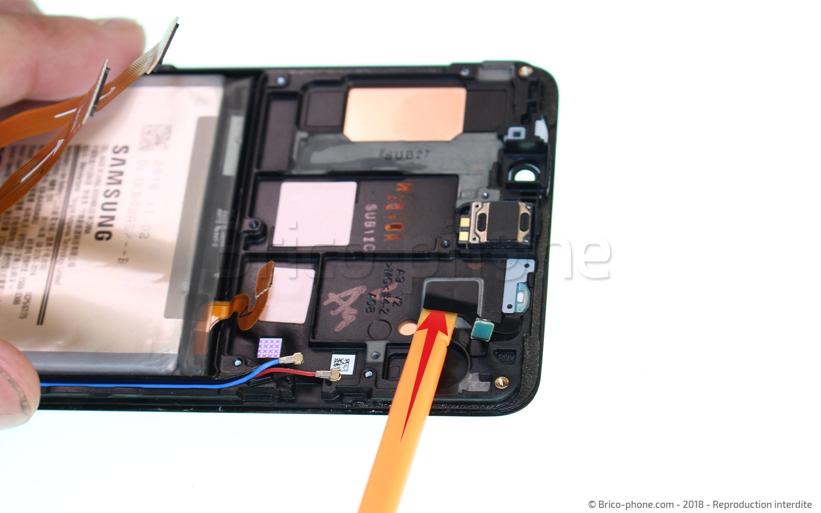 Changement de bloc écran sur Galaxy A9 2018 photo 1