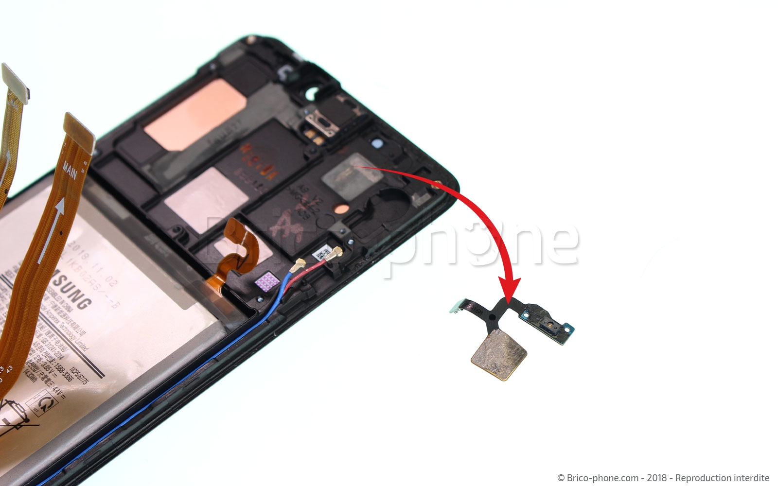 Changement de bloc écran sur Galaxy A9 2018 photo 3