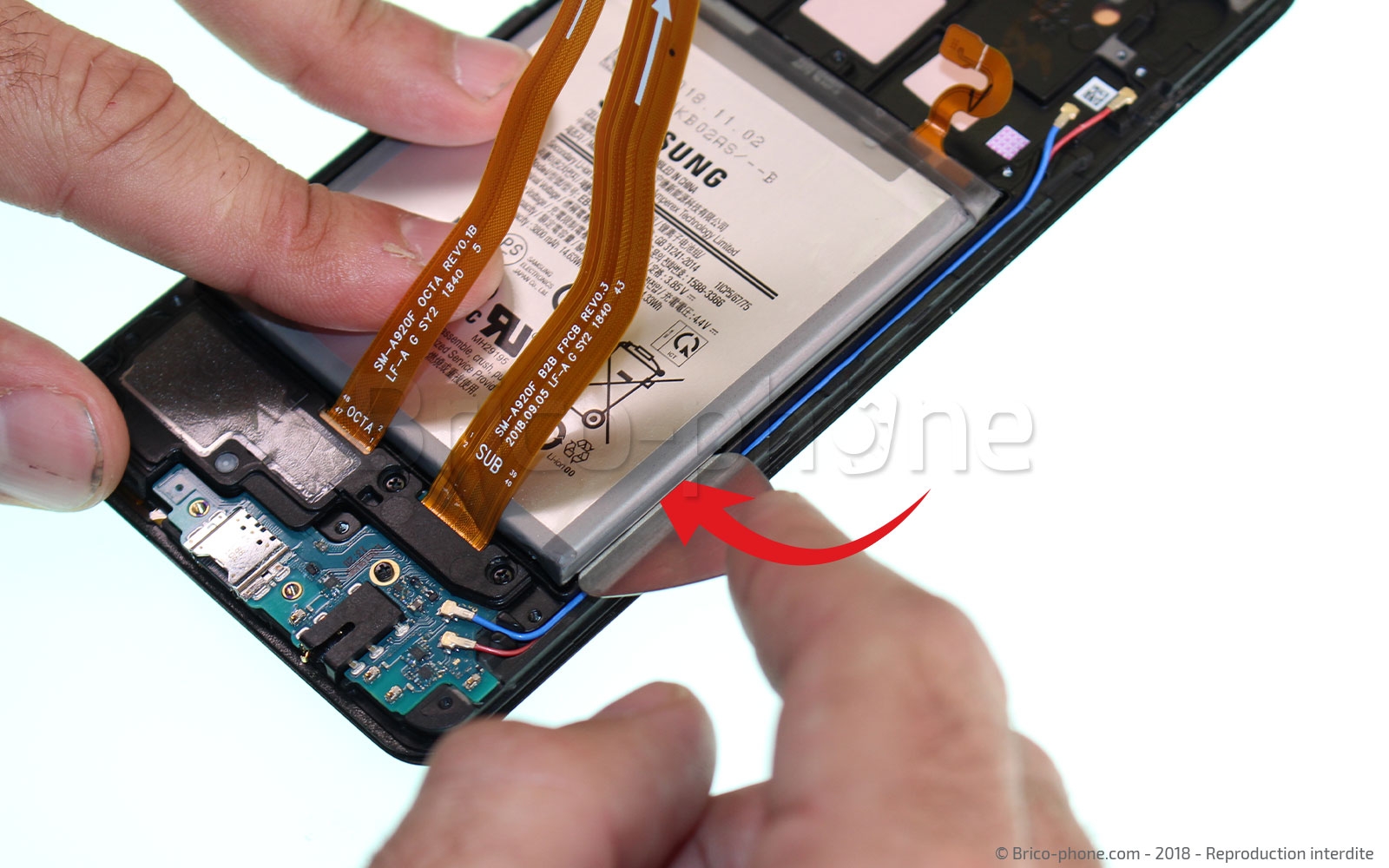 Changement de bloc écran sur Galaxy A9 2018 photo 1