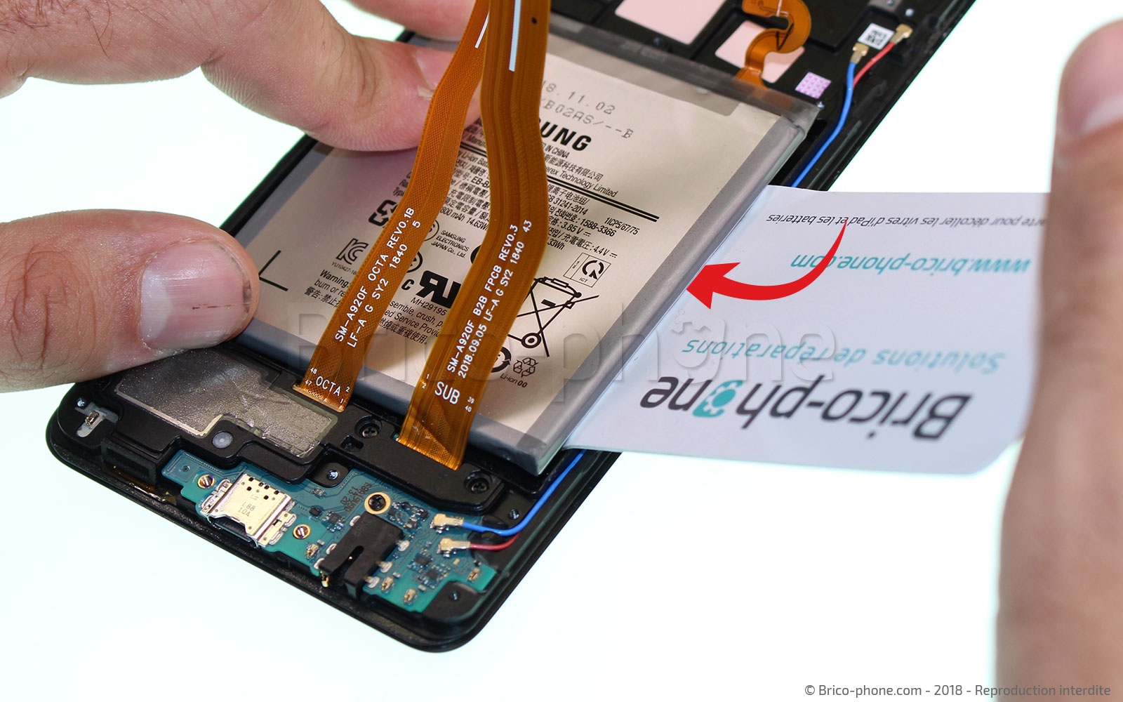 Changement de bloc écran sur Galaxy A9 2018 photo 2